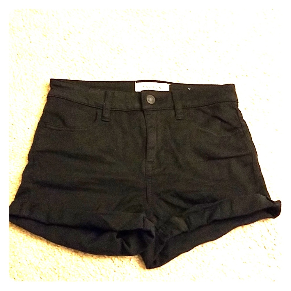 High waisted shorts